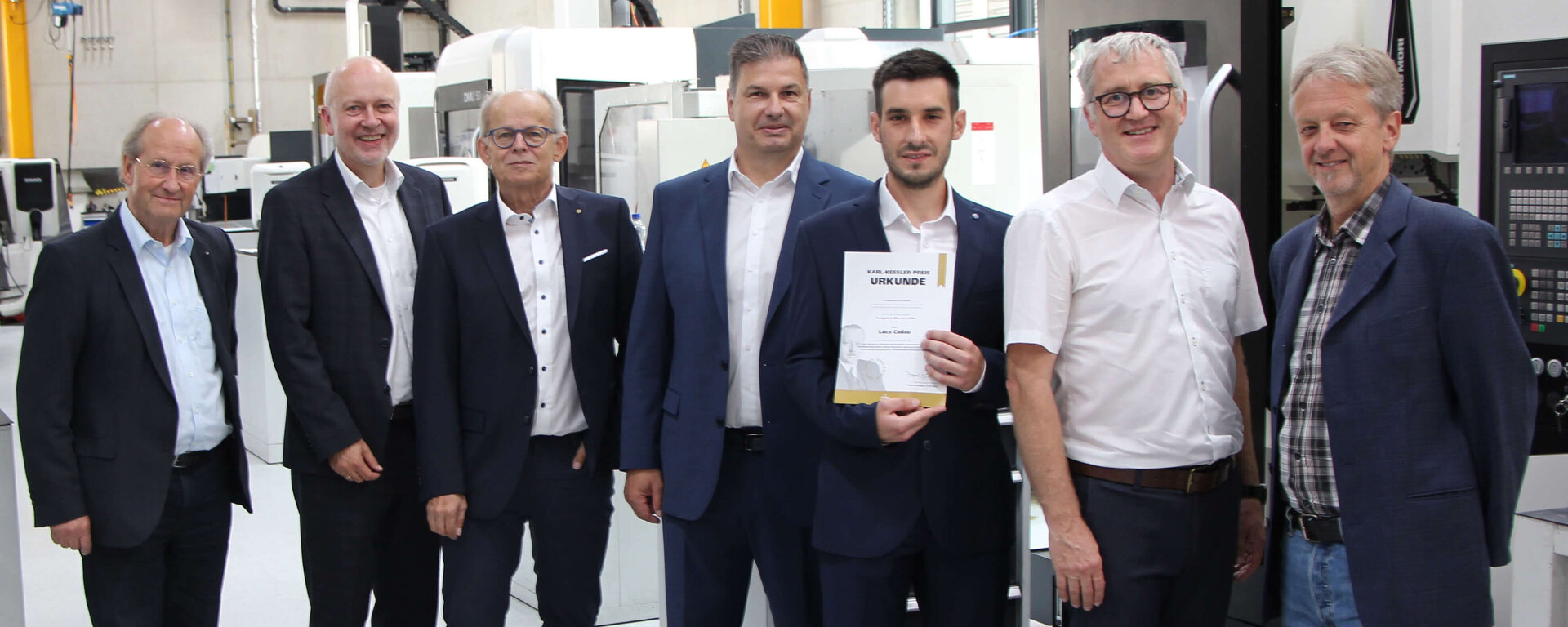 Luca Cadau von der Hochschule Aalen mit 41. Karl-Kessler-Preis ausgezeichnet