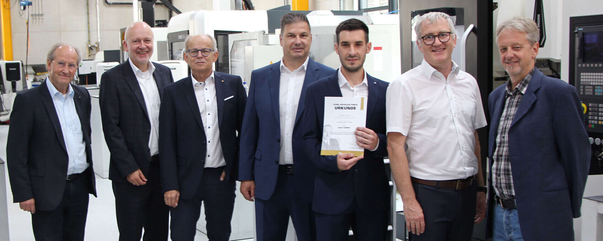 Luca Cadau from Aalen University awarded the 41st Karl Kessler Prize