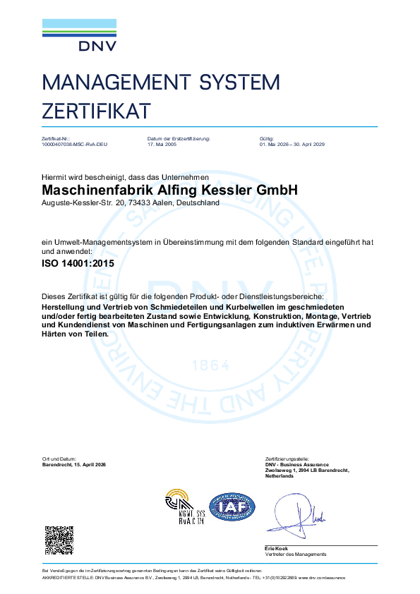 UMWELTMANAGEMENT ISO